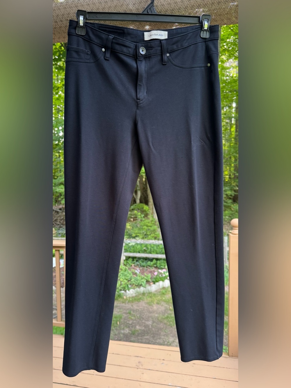 Calvin Klein Jeans Black Straight-Leg Women’s Pants